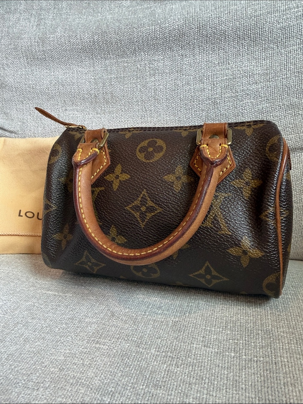 Louis Vuitton Brown Monogram Vintage Nano Speedy